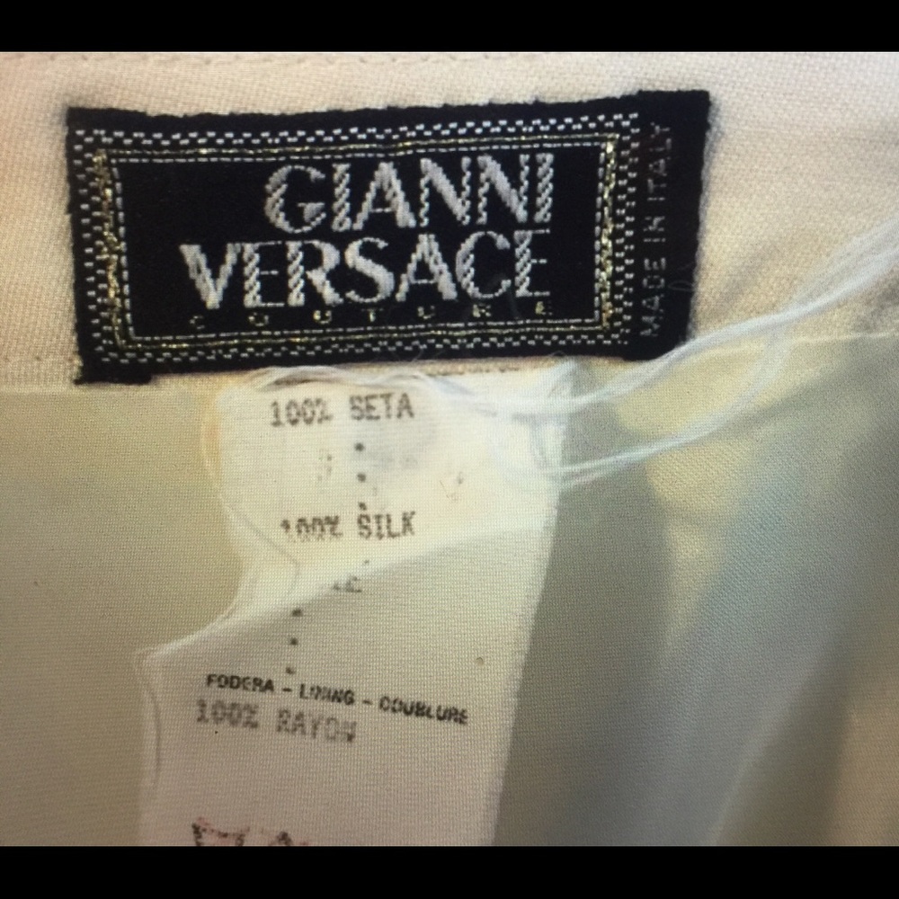 Vintage Silk Versace Skirt Size 42 - Picture 9 of 10